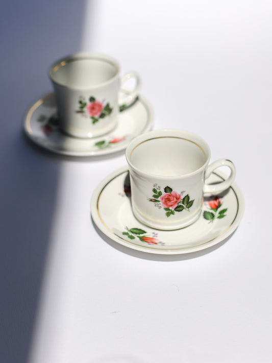 A set of two FP Zaječar coffee cups