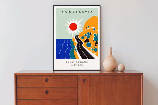 Yugoslavia, Sunny Adriatic poster