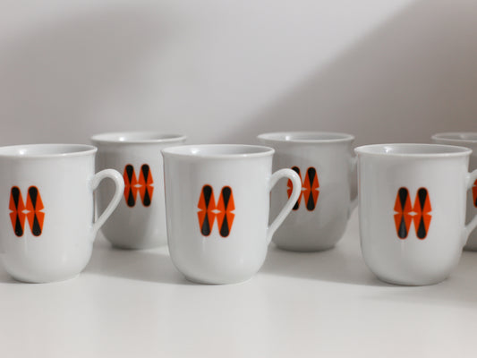 A set of 6 Titov Veles cups