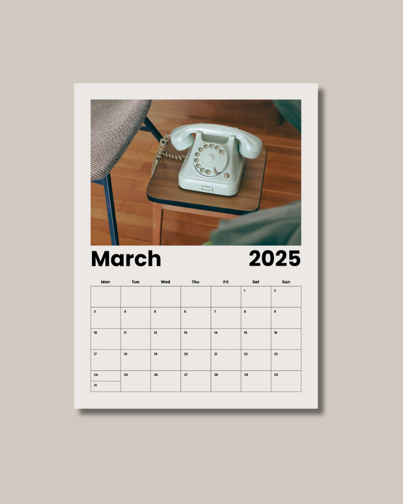 Wall Calendar 2025