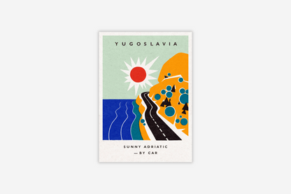 Yugoslavia, Sunny Adriatic poster