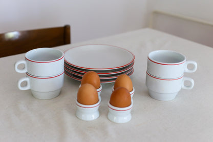 Vintage Jugokeramika Breakfast Set for 4