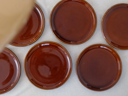 Set of 6 Vintage Dessert Plates by KIL