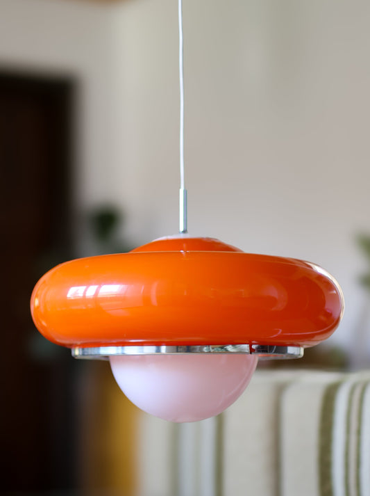 Vintage Sijaj Hrastnik UFO lamp