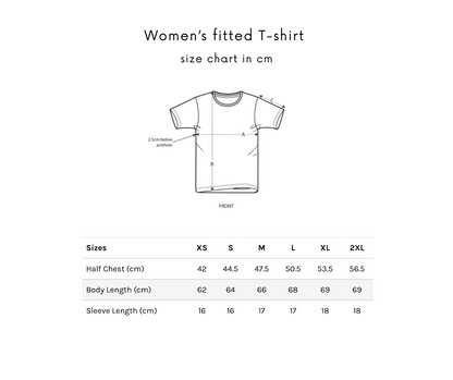 Women's Yellow MIYU fitted T-Shirt